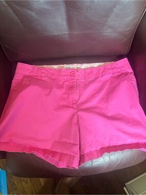 crown & ivy Hot Pink Bermuda Shorts